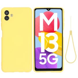 RUBBER Samsung Galaxy M13 5G védőburkolat sárga