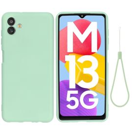 RUBBER Védőburkolat Samsung Galaxy M13 5G zöld
