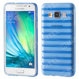STRIPES Silikónový kryt Samsung Galaxy A3 2015 (A300) modrý
