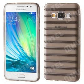 STRIPES Silikónový kryt Samsung Galaxy A3 2015 (A300) čierny