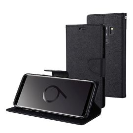FANCY Peňaženkový Kryt Samsung Galaxy S9 čierny