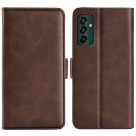 SIDE Wallet tok Samsung Galaxy M13 sötétbarna