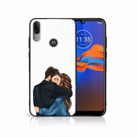 PROTEMIO MY ART szilikon borítás Motorola Moto E6 Plus COUPLE (117)