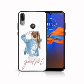 PROTEMIO MY ART szilikon borítás Motorola Moto E6 Plus GOOD GIRL (130)