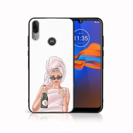 PROTEMIO MY ART szilikon borítás Motorola Moto E6 Plus CHAMPAGNE (134)