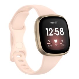 BUTTERFLY Szíj Fitbit Versa 4 / 3 / Fitbit Sense-hez világos rózsaszín