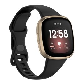 BUTTERFLY szíj Fitbit Versa 4 / 3 / Fitbit Sense fekete