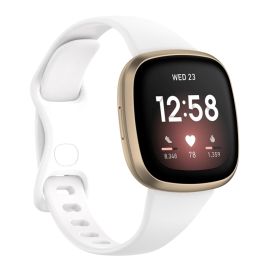 BUTTERFLY Szíj Fitbit Versa 4 / 3 / Fitbit Sense-hez fehér