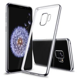 METALLIC Silikónový obal Samsung Galaxy S9 strieborný