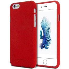 MERCURY SOFT FEELING obal Apple iPhone 5 / 5S / SE červený