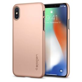 SPIGEN THIN FIT Ultravékony kryt Apple iPhone X / XS blush gold