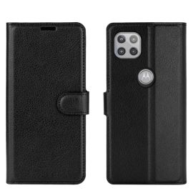 LITCHI pénztárcavédő Motorola Moto G 5G fekete