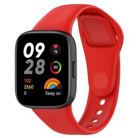 SILICONE Cserélhető szíj a Xiaomi Redmi-hez Watch 3 piros