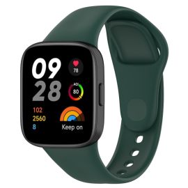 SILICONE Cserélhető szíj a Xiaomi Redmi-hez Watch 3 sötétzöld