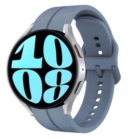 SZILIKON szíj Samsung Galaxy Watch 6 Classic (47mm / 43mm) és Watch 6 (44mm / 40mm) telefonhoz világoskék