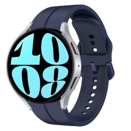 SZILIKON szíj Samsung Galaxy Watch 6 Classic (47mm / 43mm) és Watch 6 (44mm / 40mm) készülékekhez, sötétkék