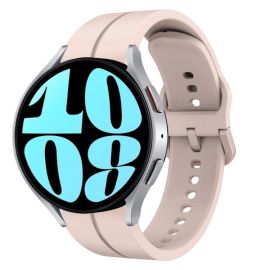 SZILIKON szíj Samsung Galaxy Watch 6 Classic (47mm / 43mm) és Watch 6 (44mm / 40mm) rózsaszín telefonhoz