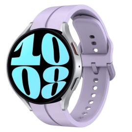 SZILIKON szíj Samsung Galaxy Watch 6 Classic (47mm / 43mm) és Watch 6 (44mm / 40mm) lila telefonokhoz