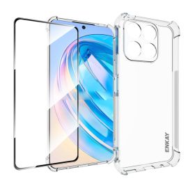 ENKAY SET Átlátszó borítás + 3D védőüveg Honor X8a