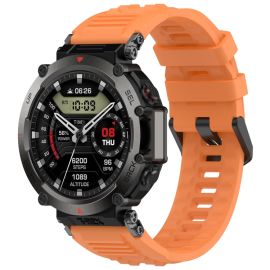 SZILIKON szíj Amazfit T-Rex Ultra narancshoz