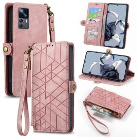 GEOM Wallet tok Xiaomi 12T / 12T Pro pinkhez
