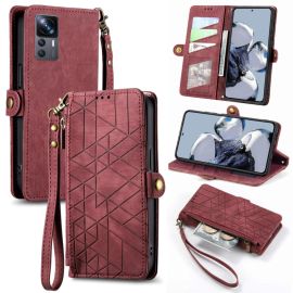 GEOM Wallet tok Xiaomi 12T / 12T Pro piros