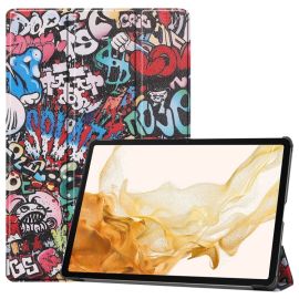 ART Flip tok Samsung Galaxy Tab S9+ / S10+ GRAFFITI telefonhoz
