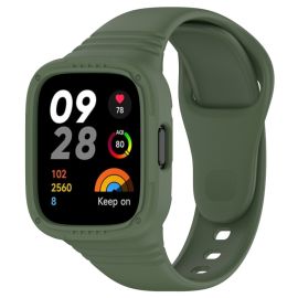 GLACIER Pántos védőtok Xiaomi Redmi Watch 3 színhez sötétzöld