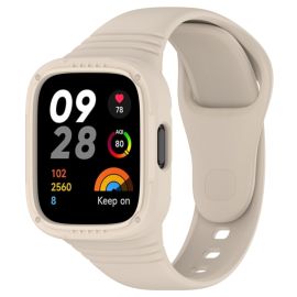 GLACIER Védőtok pánttal Xiaomi Redmi Watch 3 bézs színhez
