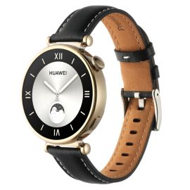 LEATHER Bőr szíj Huawei Watch GT 4 41mm fekete