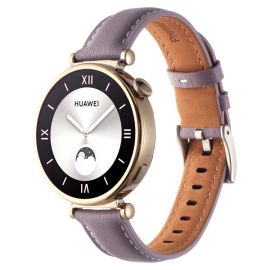 LEATHER Bőr szíj Huawei Watch GT 4 41mm-es lila
