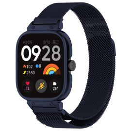 SZETT MILANESE Fém óratok + szíj Redmi Watch 4 kék
