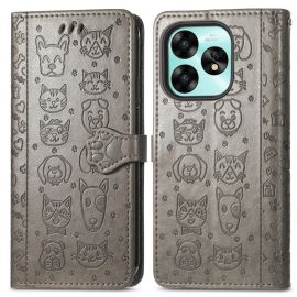 ART ANIMALS Umidigi A15 szürke pénztárcahuzat