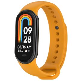 SILICONE Cserélhető szíj a Xiaomi Smart Band 9-hez sárga