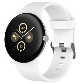 SILICONE Cserélhető szíj Google Pixel-hez Watch 4 45mm / Pixel Watch 3 45mm fehér