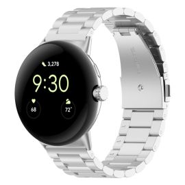 CLASSIC Fém szíj Google Pixel-hez Watch 4 45mm / Pixel Watch 3 45mm ezüst