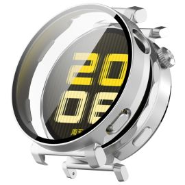 TELJES FEDÉS Műanyag borítás üveggel Huawei-hoz Watch GT 5 41mm ezüst