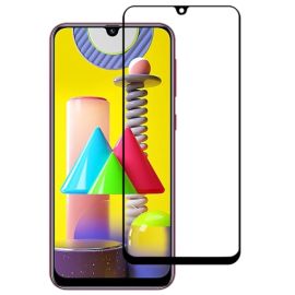 3D Edzett üveg Samsung Galaxy M31 fekete