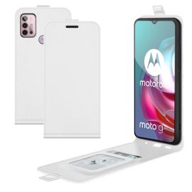 Összecsukható tok Motorola Moto G10 / G20 / G30 fehér