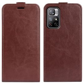 Xiaomi Poco M4 Pro 5G / Redmi Note 11S 5G barna összecsukható tok