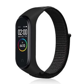 NYLON Cserélhető szíj Xiaomi Smart Band 7-hez fekete