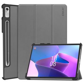 ENKAY LEATHER Flip tok Lenovo Tab P11 Pro Gen2-hez szürke