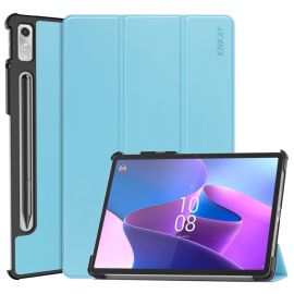 ENKAY LEATHER Flip tok Lenovo Tab P11 Pro Gen2-hez világoskék