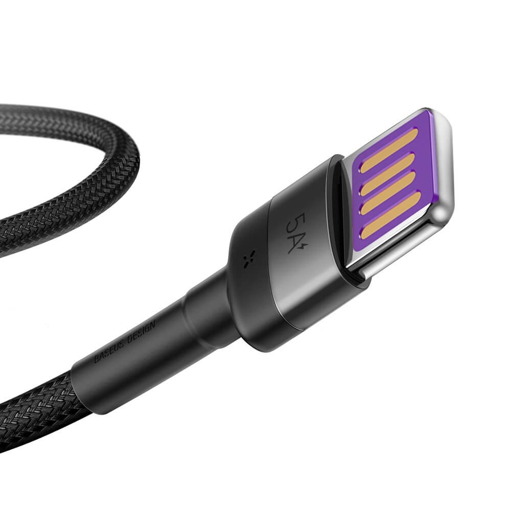 BASEUS CAFULE 40 W adatkábel USB Type-C fekete termék 2. képe