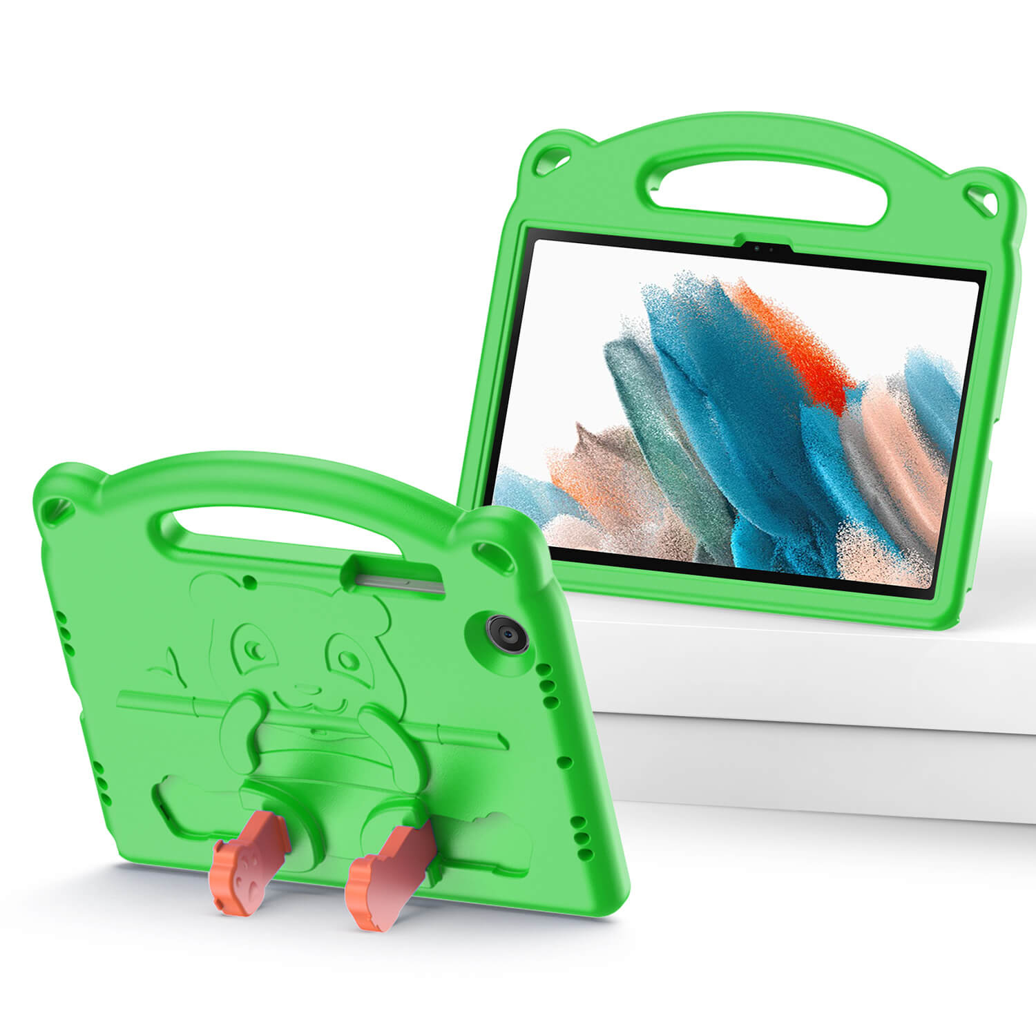 DUX PANDA gyerekhuzat Samsung Galaxy Tab A8 (SM-X205 / SM-X200) zöld akciós termékkép 1