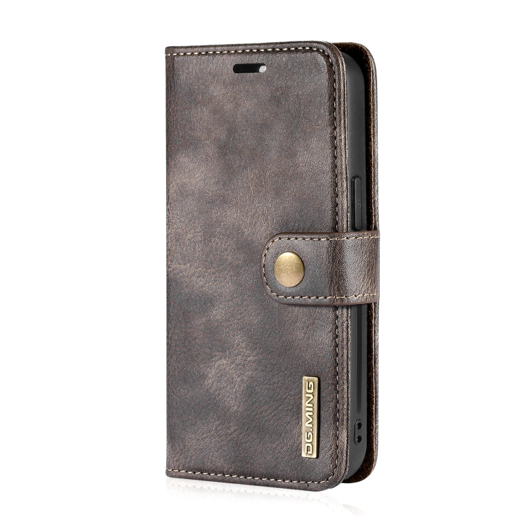 DG.MING Wallet tok 2 Apple iPhone 13 mini szürke akciós termékkép 1