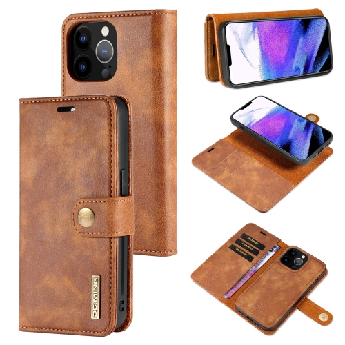 DG.MING Wallet tok 2 Apple iPhone 13 Pro barna termék 2. képe