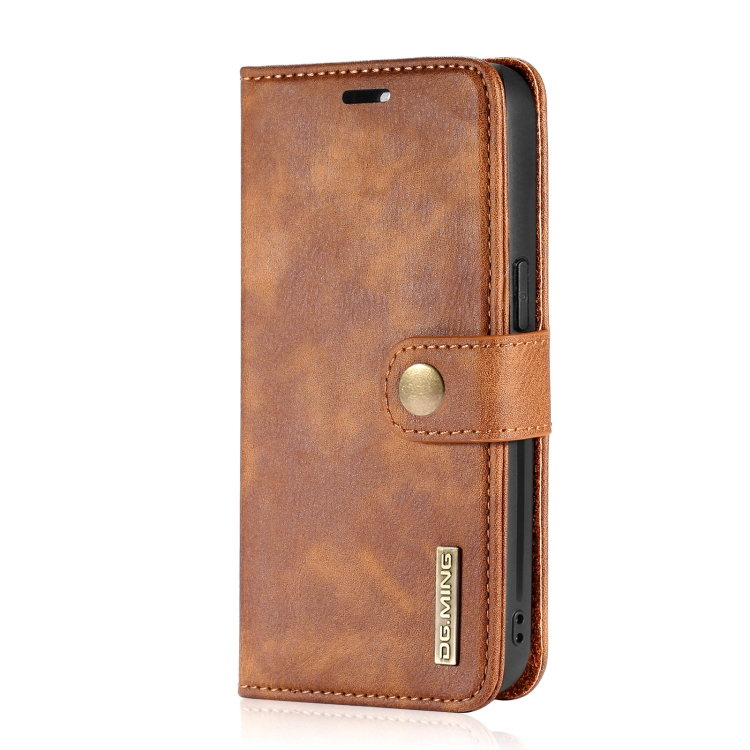 DG.MING Wallet tok 2 Apple iPhone 13 Pro barna akciós termékkép 1