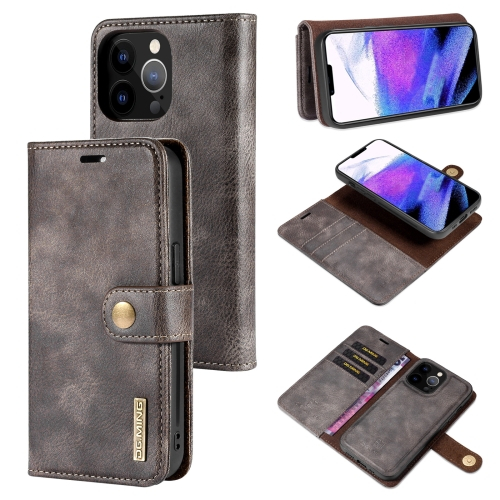 DG.MING Wallet tok 2 Apple iPhone 13 Pro Max szürke termék 2. képe