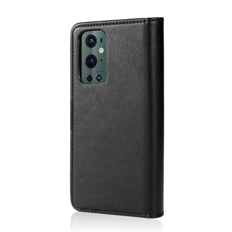 DG.MING Wallet tok 2in1 OnePlus 9 Pro fekete termék 2. képe